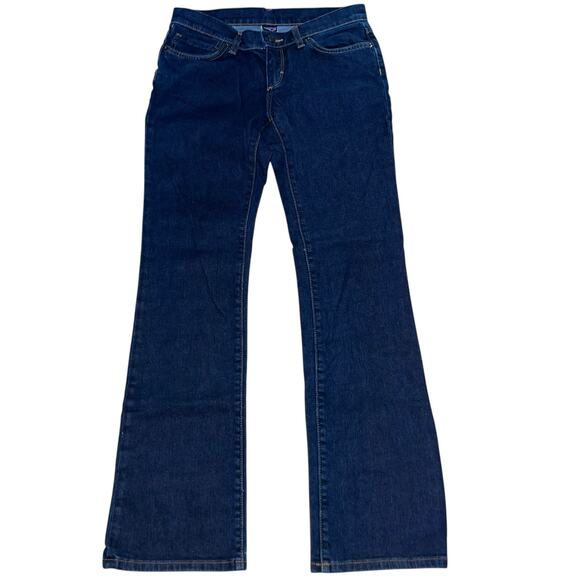 Patagonia Jeans Low Rise Boot Cut Dark Wash Denim - Picture 1 of 8
